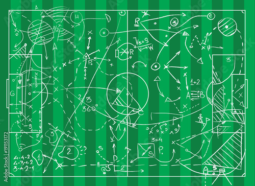 Coaching Board for game tactics and strategies