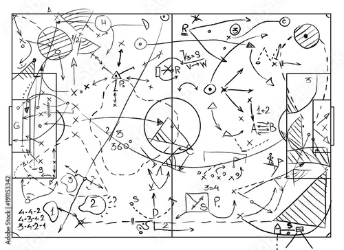 Coaching Board for game tactics and strategies