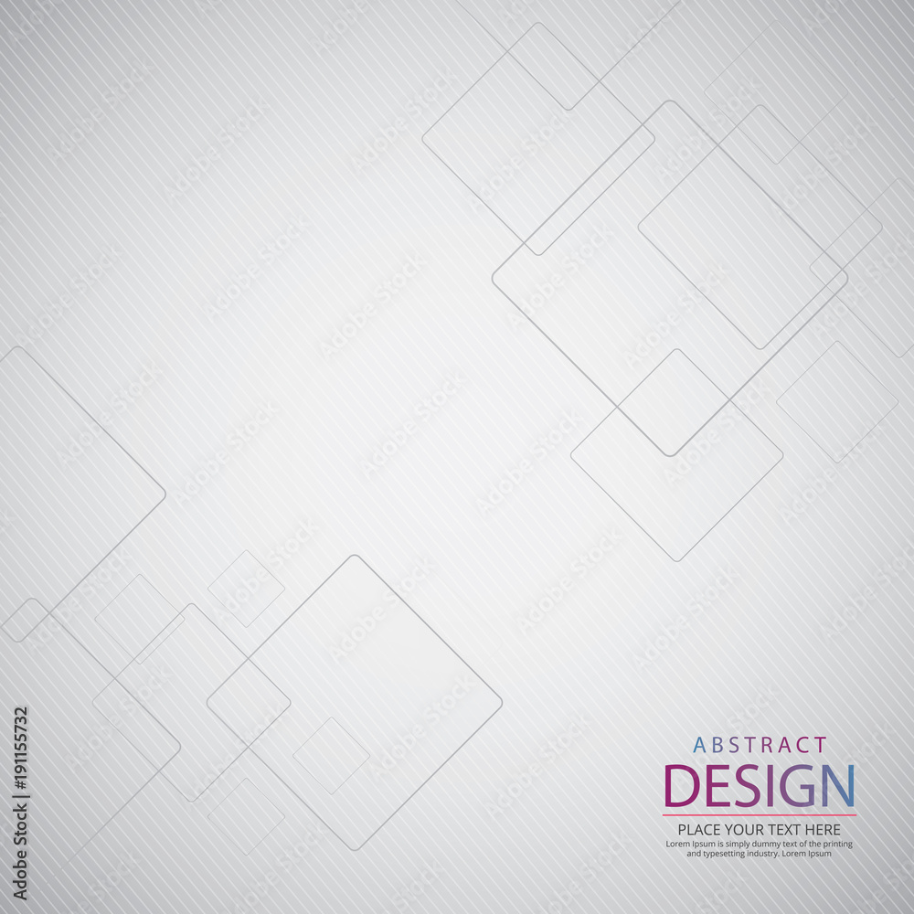 Gray geometric background