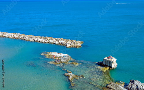 The marine landscapes and the colors of the Gargano