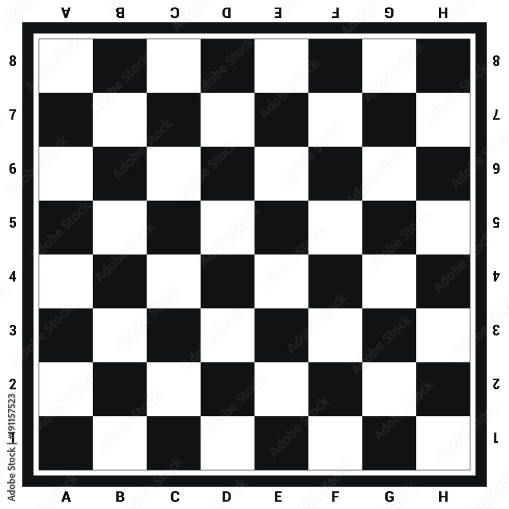 Chess board layout Royalty Free Vector Image - VectorStock