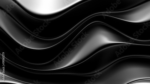 Silver background. 3d illustration, 3d rendering.