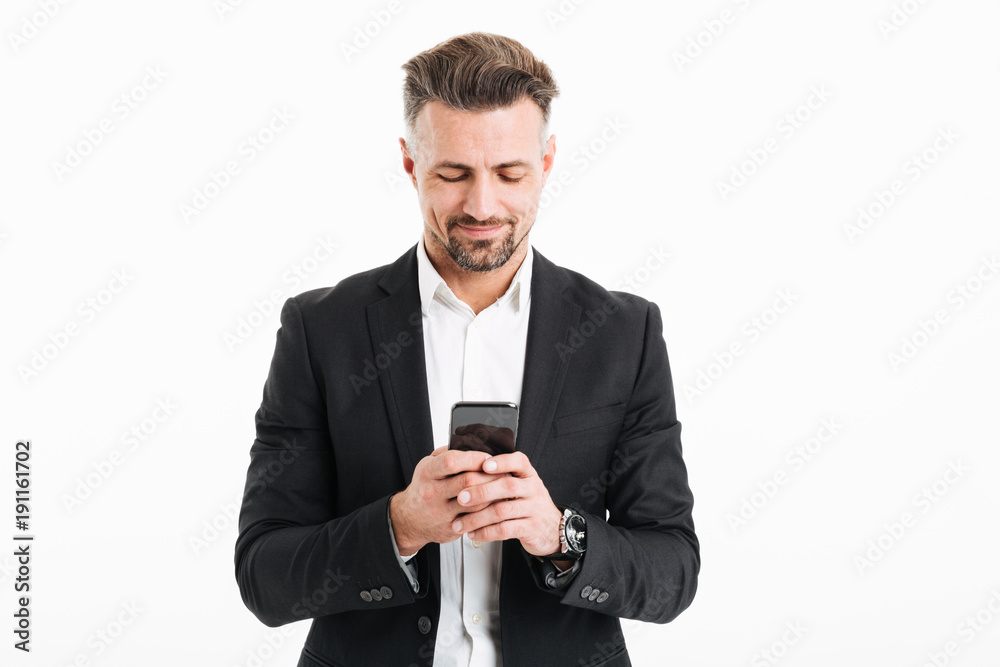 Portrait of a smiling businessman dressed in suit Portrait of a smiling businessman dressed in suit