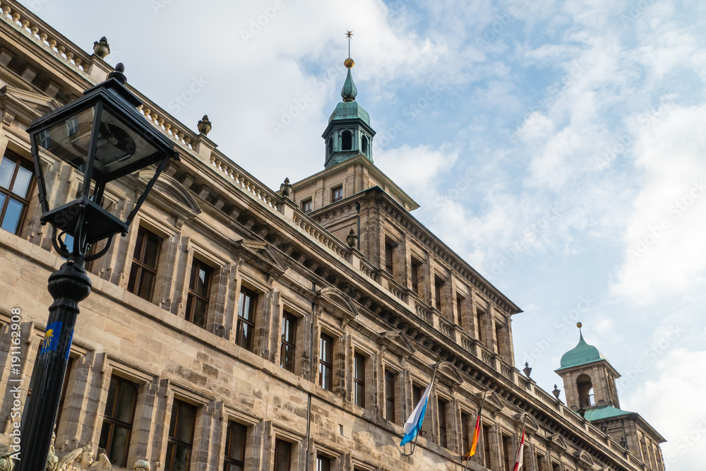 Fototapeta premium Altes Rathaus Nürnberg