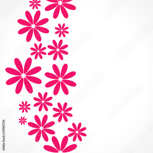 fond abstrait fleur, vecteur