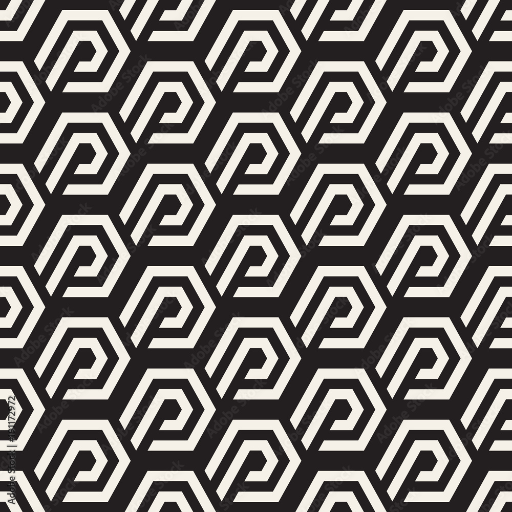 Vector seamless lines pattern. Modern stylish abstract texture. Repeating geometric tiles with stripe elements