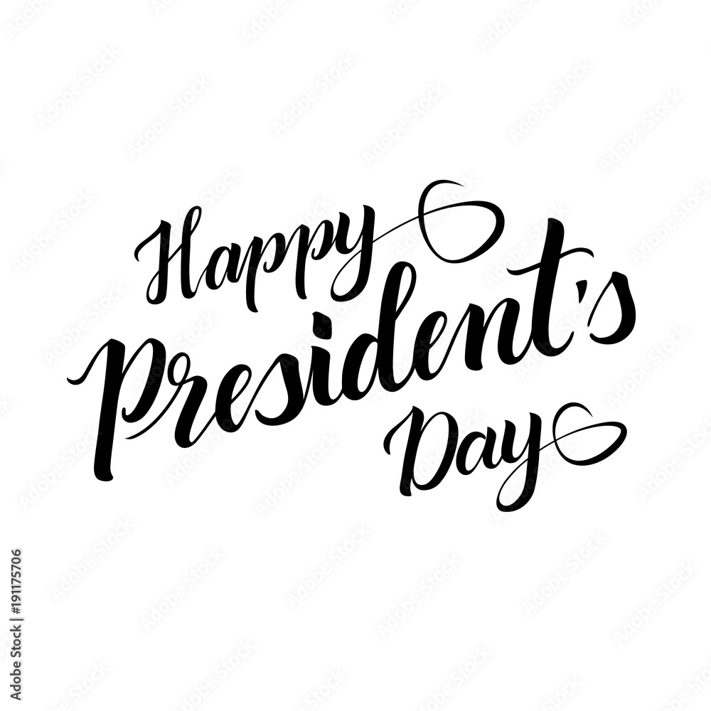 Lettering Happy Presidents Day Lettering Happy Presidents Day