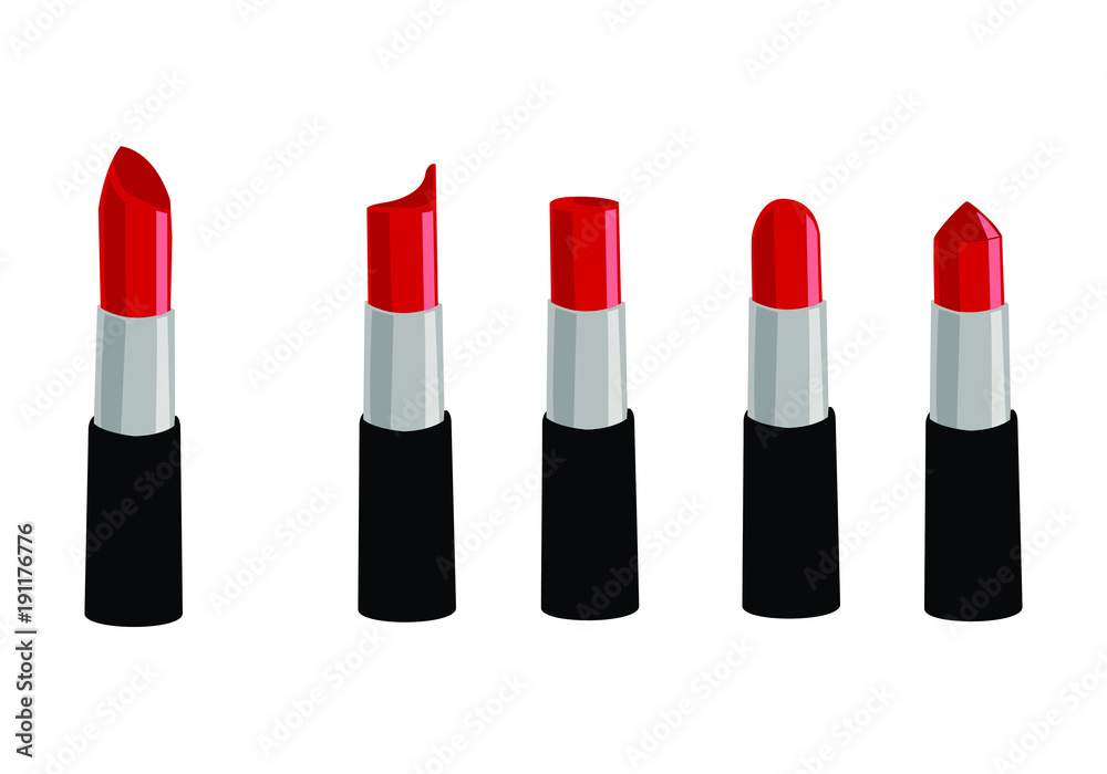 Abnutzungsarten eines Lippenstiftes