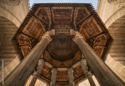 Historic Mosque Fountain Ceiling photo