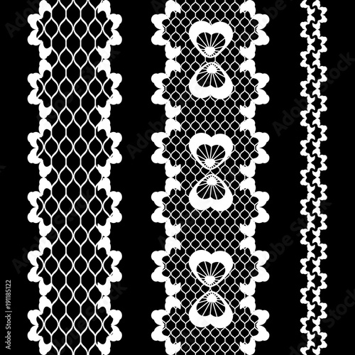 vector seamless lace pattern, romance fashionable decor