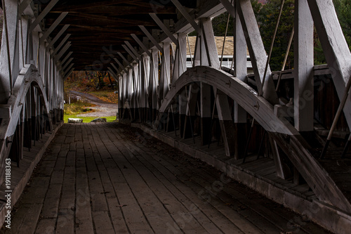 Historic Barronvale Covered Bridge - Autumn Splendor - Somerset County, Pennsylvania