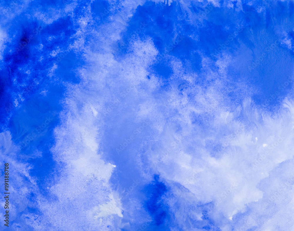 Fototapeta premium blue watercolor