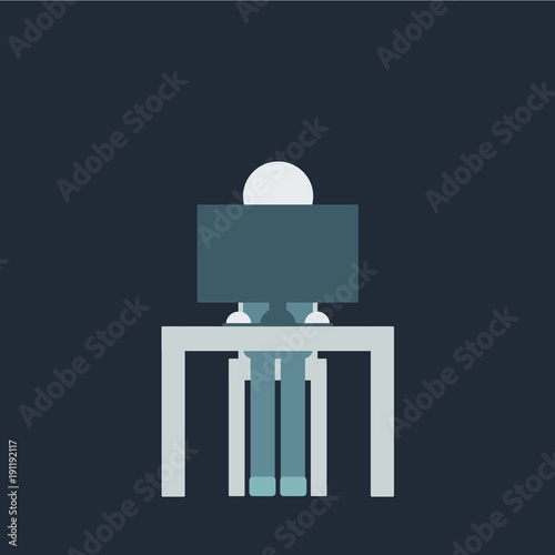 Computer crime concept