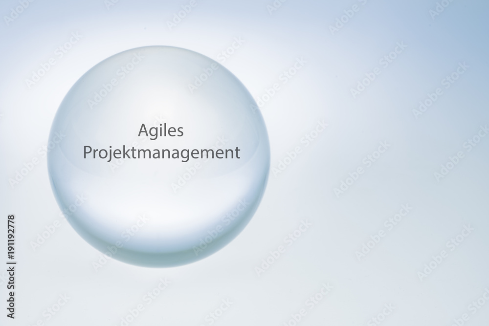 Blick in die Glaskugel - Agiles Projektmanagement