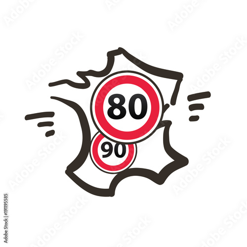 limitation de la vitesse à 80 km heure 
