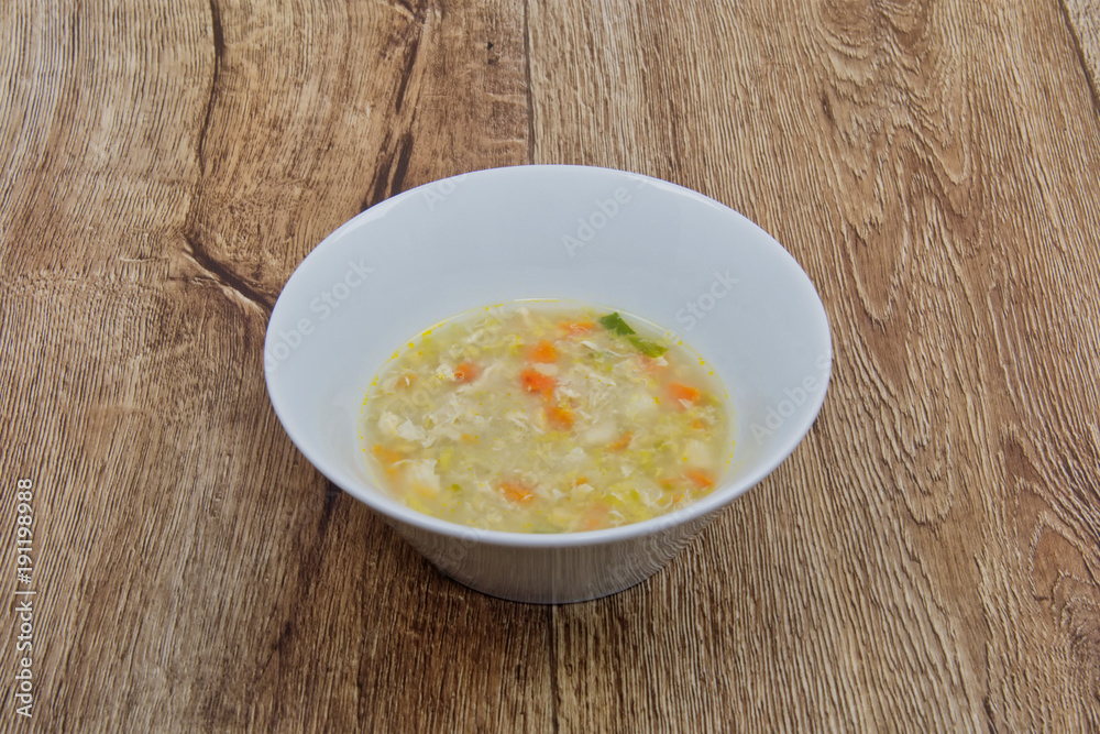 Potato soup with vegetables Potato soup with vegetables