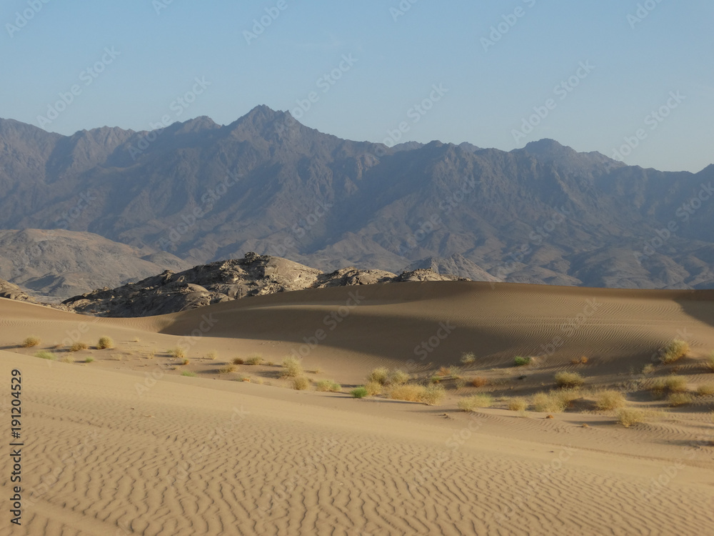 Breathtaking view of the desert