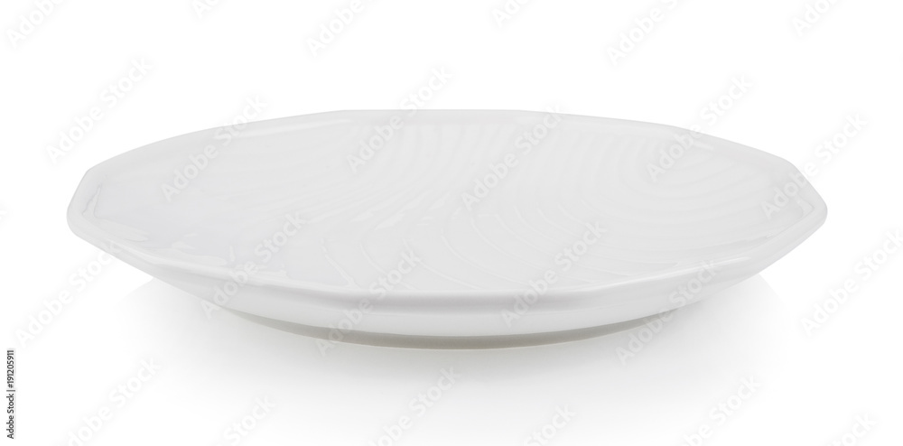 white plate on white background white plate on white background
