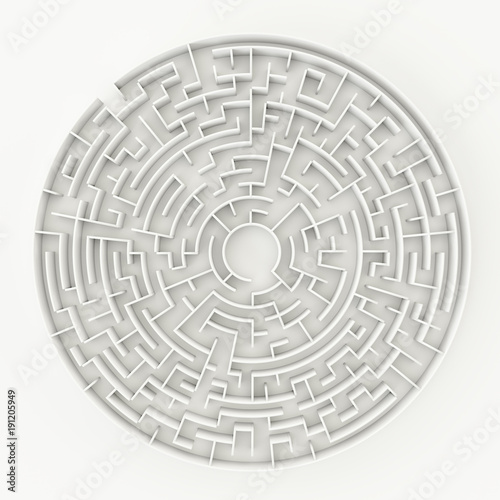 a circle maze