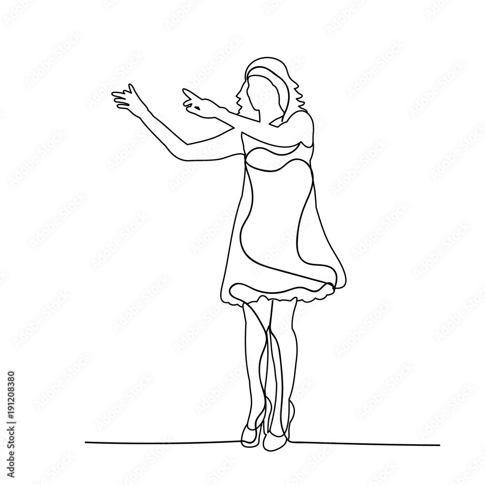 Dancing Draw Girl Stock Illustrations – 953 Dancing Draw Girl Stock  Illustrations, Vectors & Clipart - Dreamstime