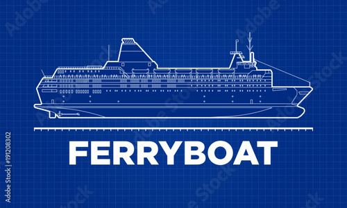Ferryboat blueprint