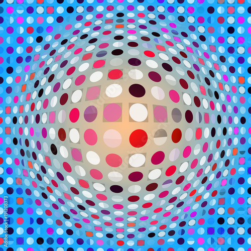 colorful digital artwork dots