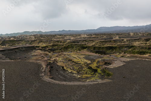 Way to crater Benbow  Ambrym island volcanic caldera  Malampa province-Vanuatu.