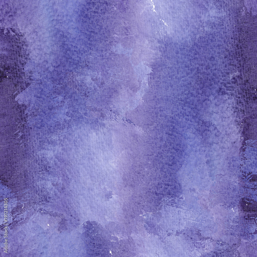 Abstract ultra violet watercolol background with stains and splashes Abstract ultra violet watercolol background with stains and splashes