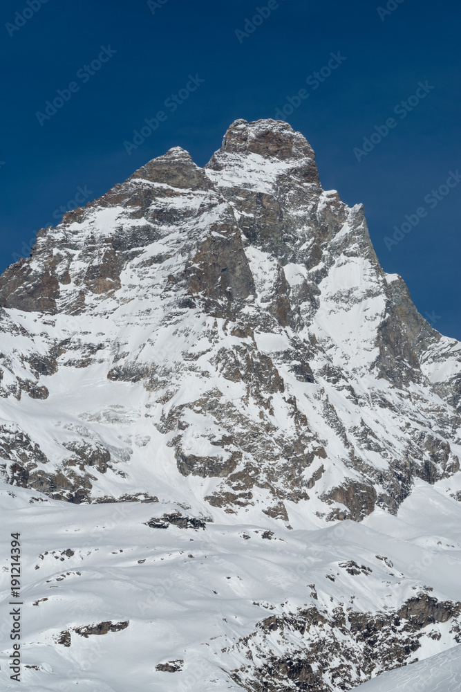 The Matterhorn from Breuil-Cervinia, Italy