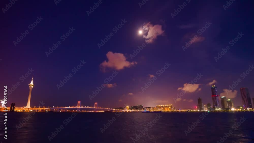 night light zhuhai bay macau city famous tower coastline panorama 4k timelapse china
night light zhuhai bay macau city famous tower coastline panorama 4k timelapse china