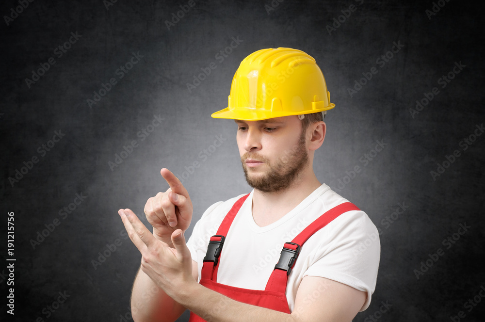 Counting construction worker Counting construction worker