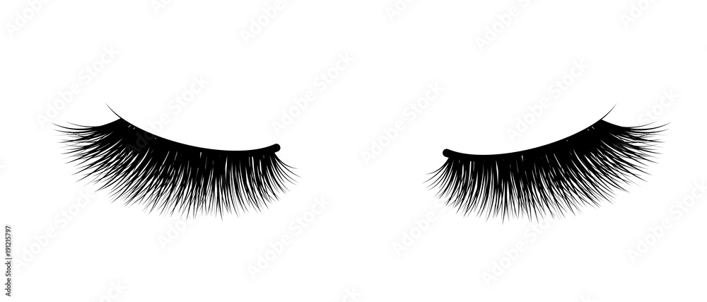 Eyelash extension. A beautiful make-up. Thick fuzzy cilia. Mascara for volume and length. Eyelash extension. A beautiful make-up. Thick fuzzy cilia. Mascara for volume and length.