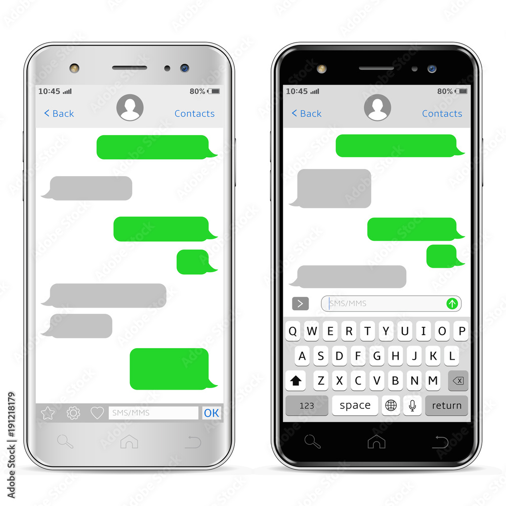 Mobile phones with sms chat. Messenger windows. Mobile phones with sms chat. Messenger windows.