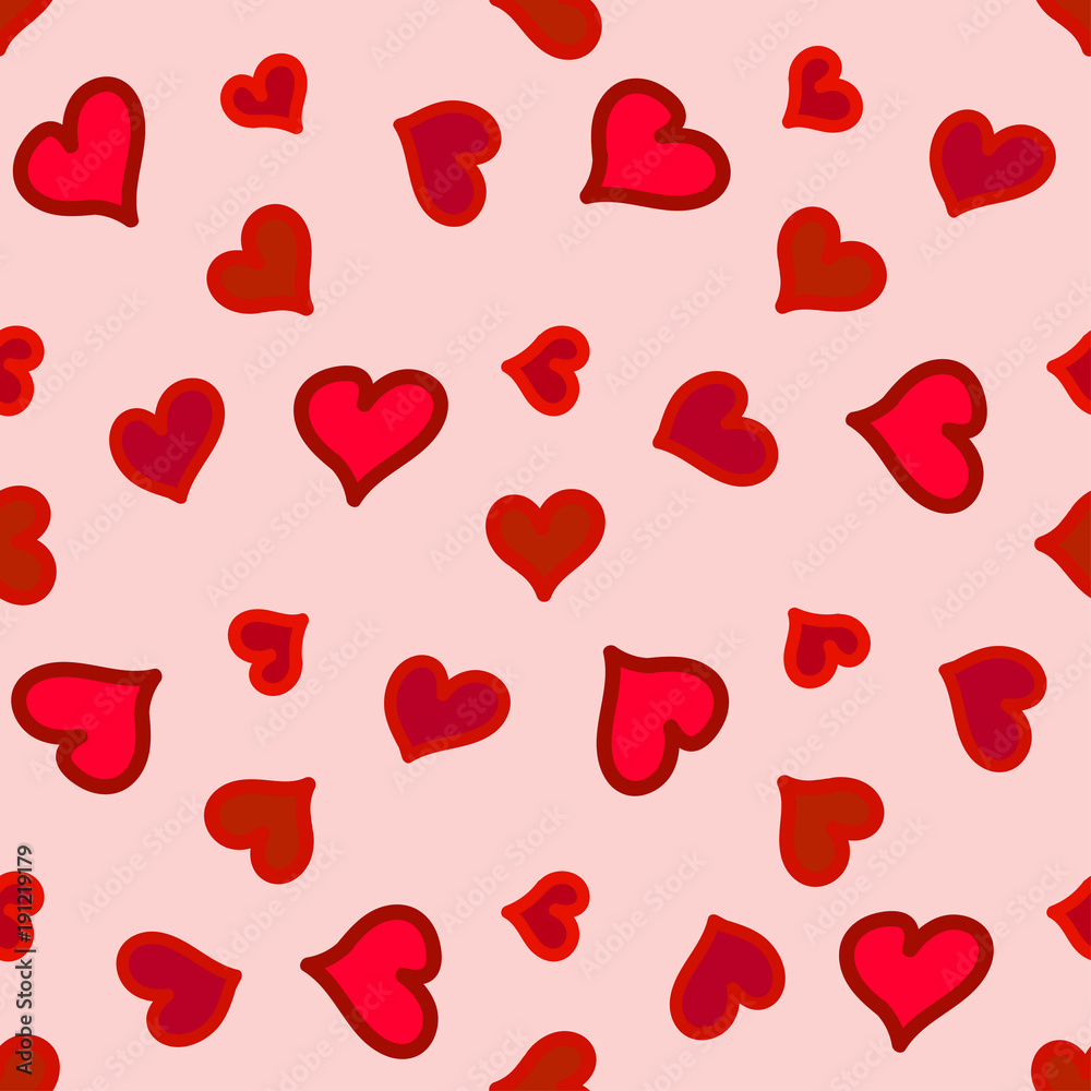 Happy Valentines Day wishes seamless background