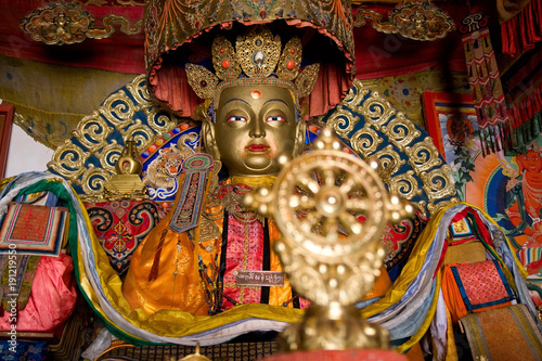 Buddha statue in monastery