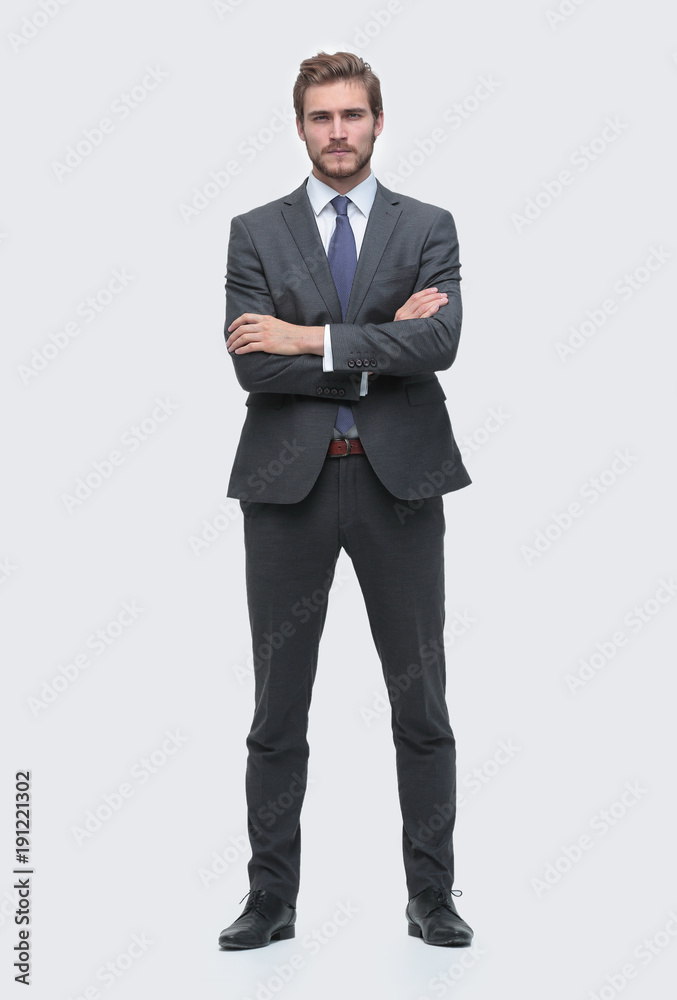 portrait of a successful businessman.isolated on white portrait of a successful businessman.isolated on white