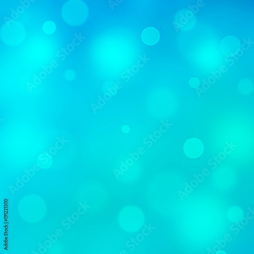 Teal turquoise blue bokeh b...