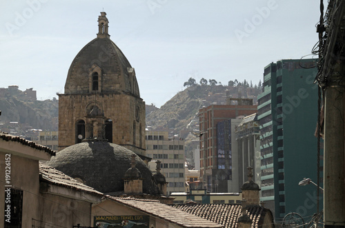 Walking through La Paz, Bolivia  photo