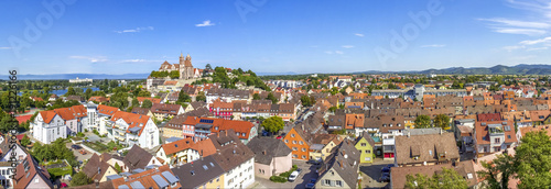 Breisach am Rhein, Blick vom Eckartsberg über die Altstadt mit Münster