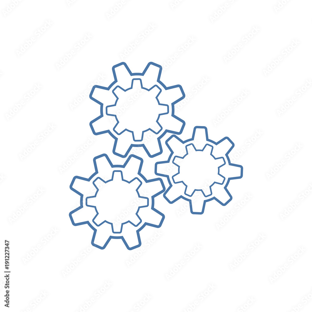 Fototapeta premium Vector illustration, web icon. support trouble-free operation.