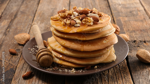 pancake and nuts