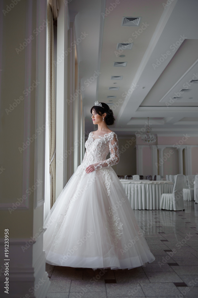 beautiful smiling bride before wedding ceremony beautiful smiling bride before wedding ceremony