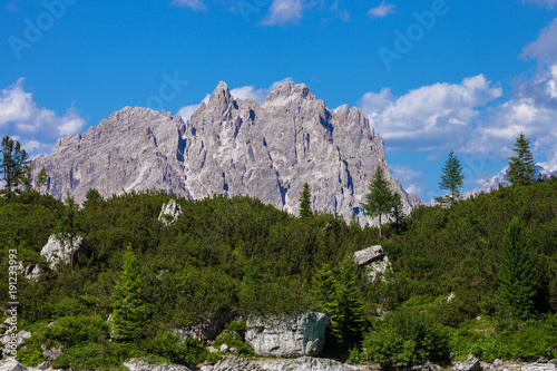 Amazing mountain landscape in Italian Alps