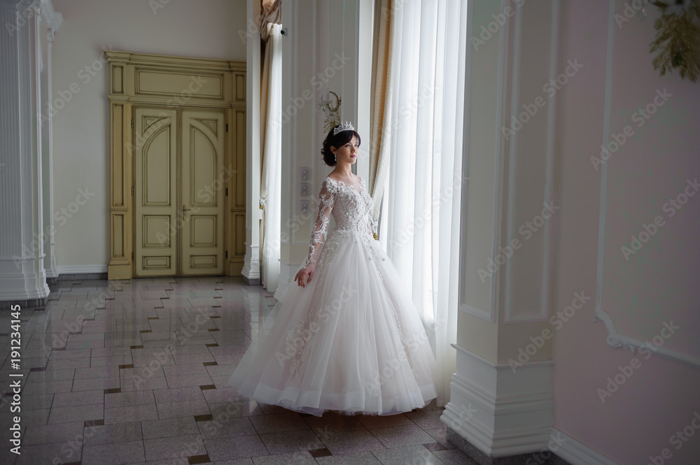 beautiful smiling bride before wedding ceremony beautiful smiling bride before wedding ceremony