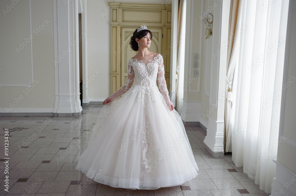 beautiful smiling bride before wedding ceremony beautiful smiling bride before wedding ceremony
