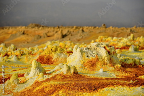 Fotografi The astounding fumaroles of the volcano Dallol (Ethiopia)