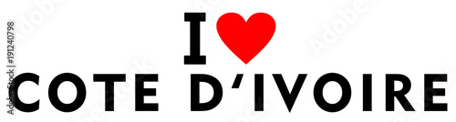 I love Ivory coast Free Download I love Ivory coast - GFXLoad