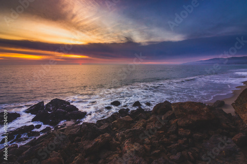 Colorful Point Dume Sunset