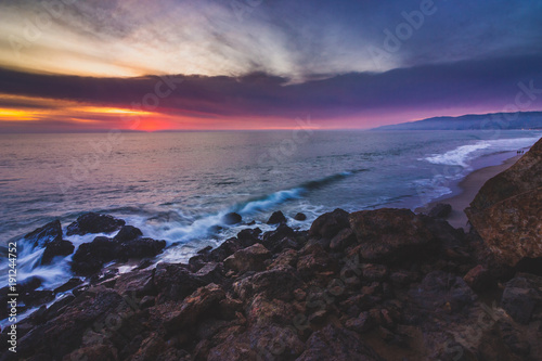 Colorful Point Dume Sunset