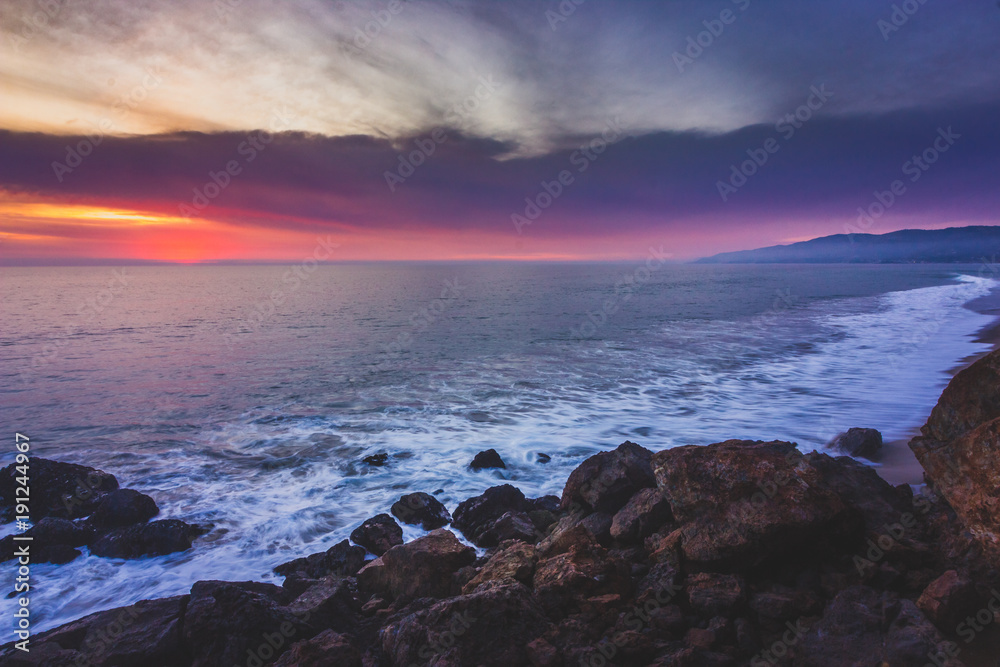 Colorful Point Dume Sunset